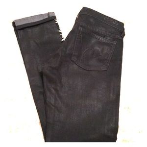 Citizens of humanity shiny black jeans
